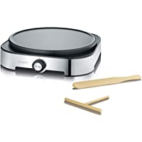 Los mejores  - SEVERIN Crepera con Plancha- 1.500 W aprox.- Incl. Volteador de Crepes y Espátula de Madera- CM 2197